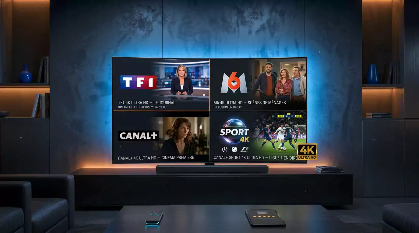 IPTV Francais : Quelles Chaînes Regarder en 4K ?